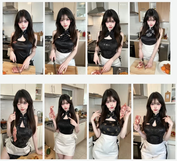图片[8]-用AI做美女厨娘视频，条条10w+