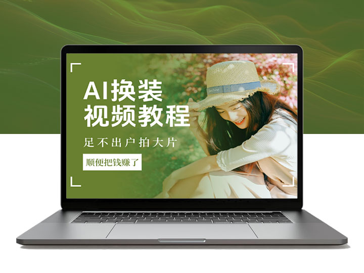 AI换装视频教程_足不出户拍大片_顺便把钱赚了-90副业资源网