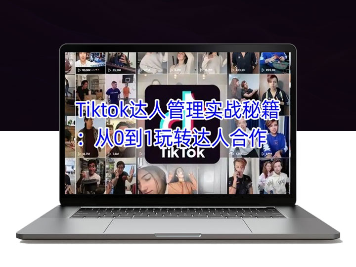 TikTok达人合作全攻略：从零起步_轻松玩转达人管理与变现-90副业资源网