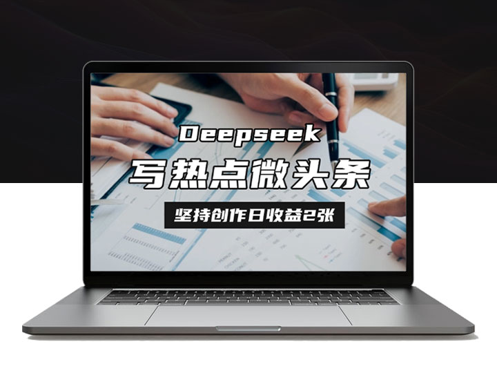用DeepSeek写热点微头条，10分钟1条，坚持创作日收益2张