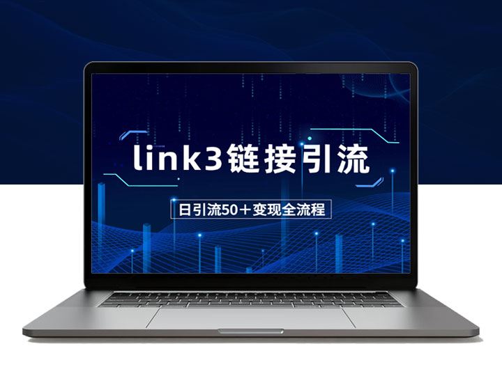 link3聚合链接引流，日引流50＋精准粉，附变现全流程