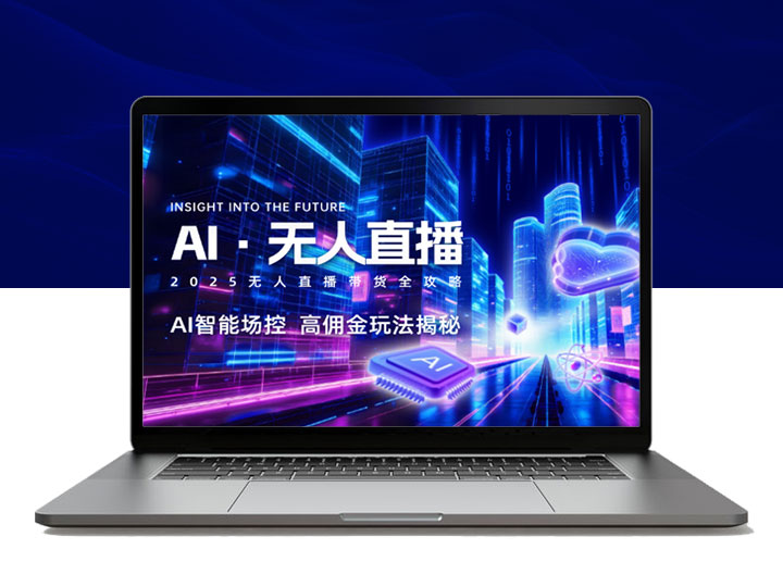 2025无人直播带货全攻略，AI智能场控，高佣金玩法揭秘