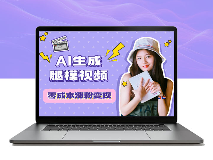 AI生成腿模视频，零成本涨粉变现，一件代发到手软